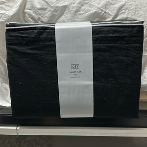 New, king cotton sheet set